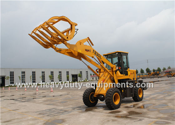 China 1.6T 0.8m3 Wheel Loader With Strengthen Axle Quick Hitch Pallet Fork Grass Grapple supplier