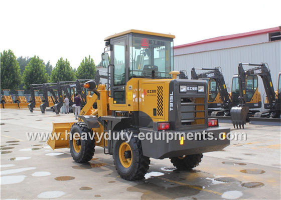 China Mini Articulated Wheel Loader T915L With Pallet Fork ISUZU Strengthen Axles supplier