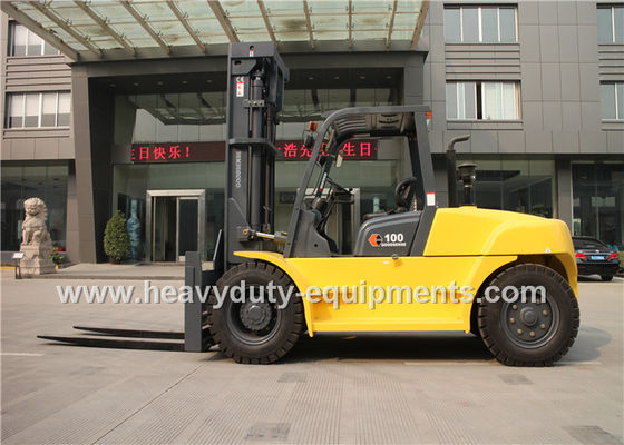 China XICHAI Engine Diesel Forklift Truck 6 Cylinder Sinomtp FD100B 3000mm Lift Height supplier