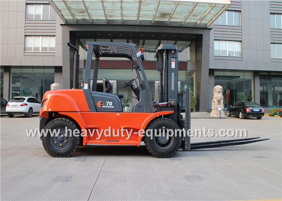 China 7000kg Industrial Forklift Truck CHAOCHAI Engine 600mm Load centre supplier