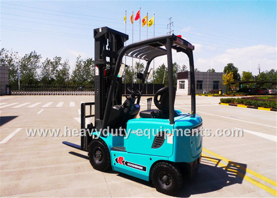 China SINOMTP 3 wheel electric forklift with 1800kg rated load capacity supplier