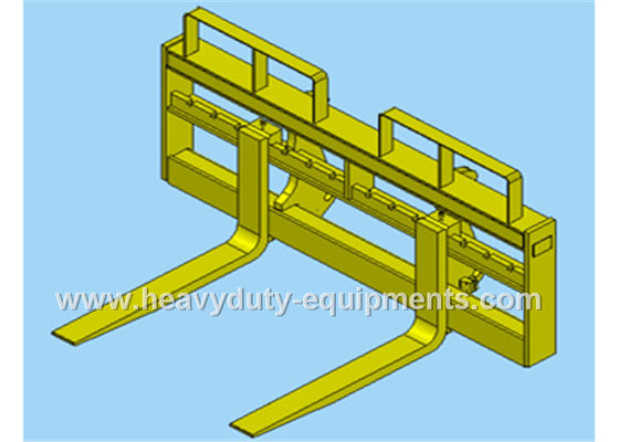 China Quick coupler pallet fork of SDLG wheel loader with 1.45m length of the tines supplier