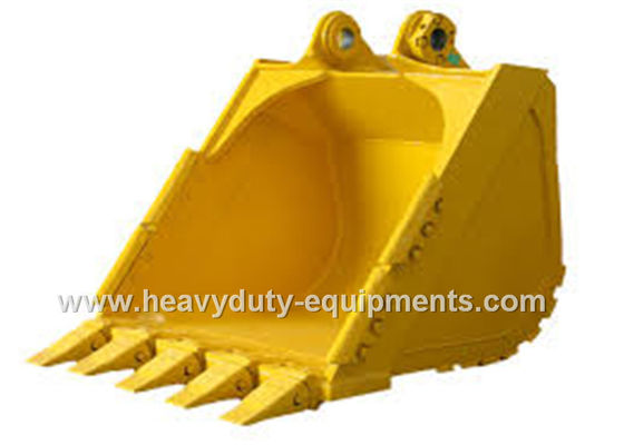 China 0.9-1.9 m3 Capacity Construction Equipment Spare Parts SDLG Excavator Bucket Five Teeth Type supplier
