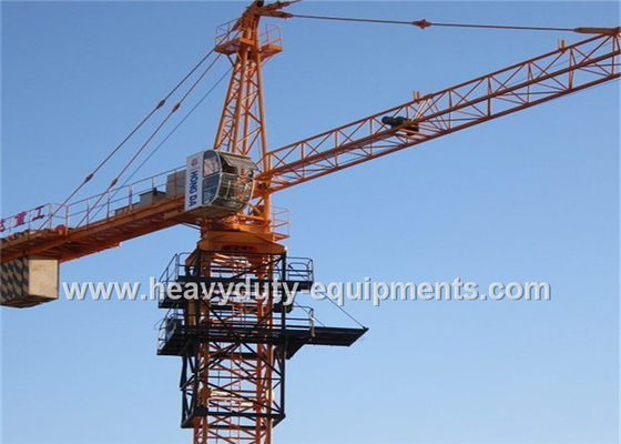 China Heavy Duty Construction Tower Crane 34M Free Height 5 Tons Max Load supplier