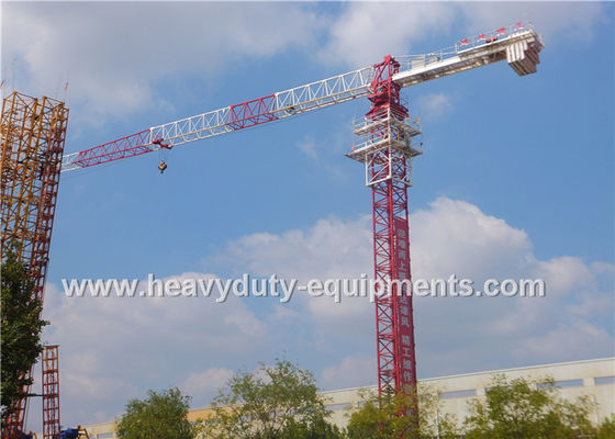 China Residential Buildings Horizontal Electric Tower Crane Jib Frame 3.1T Tip Load supplier