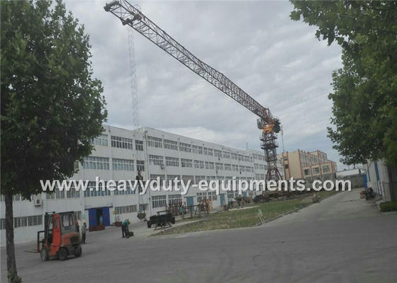 China Tower crane 46m with max load of 10 tons and tip load 1.8 tons for construction supplier