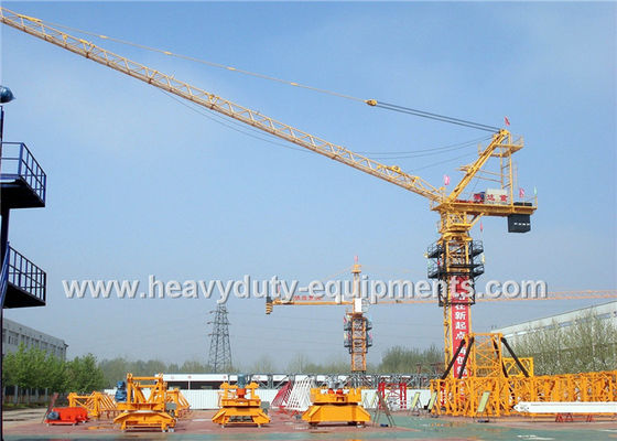 China Tower crane with free height 53m and max load of 16T equipped all necessary safety devices supplier