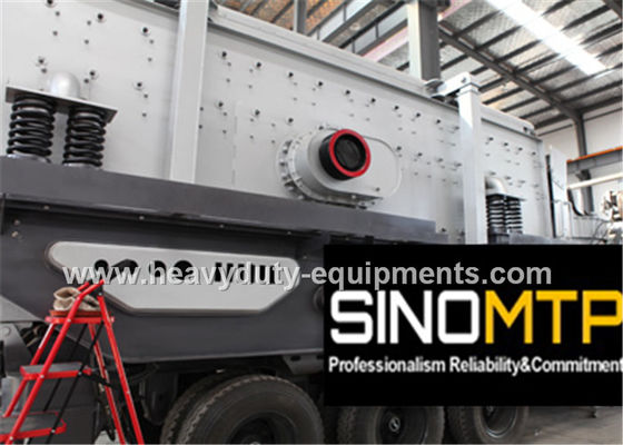 China Two - Spindle Body Stone Crusher Machine , Mobile Cone Crusher 6-75 mm Feeding supplier