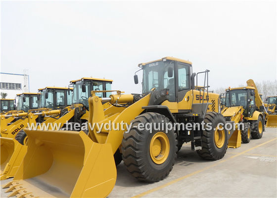 China L968F SDLG 6t Wheel Loader / Payloader with ROPS Cabin Air Condition Pilot Control supplier