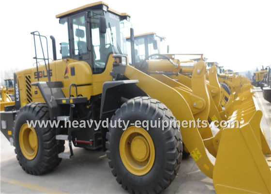 China wheel loader L956F SDLG brand 3 valves with standard bucket 3 m3 and cabin supplier