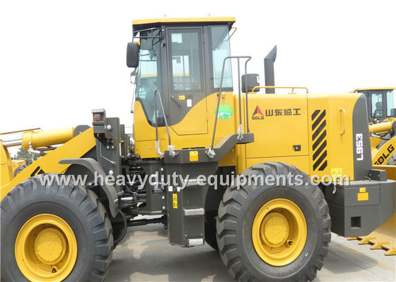 China SDLG LG953 wheel loader with anti adhesive bucket 2.8m3 or coal dozer for optional supplier