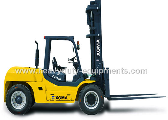 China Counter Balance Forklift 10 Ton Capacity Steering Axle Simplicity Maintenance supplier