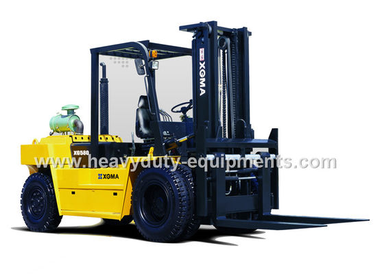China 8000Kg Forklift Loading Truck Hydraulic System Control With Solid Steel Gantry Fork supplier
