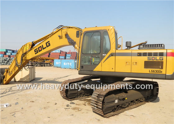 China 30tons SDLG Hydraulic Excavator LG6300E with 1.3m3 bucket and Volvo technology supplier