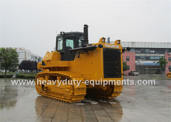 China 420hp Shantui standard bulldozer with 53tons operating weight , single ripper supplier