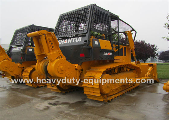 China Shantui bulldozer SD22F equipped with the wider track and the mechanical winch supplier