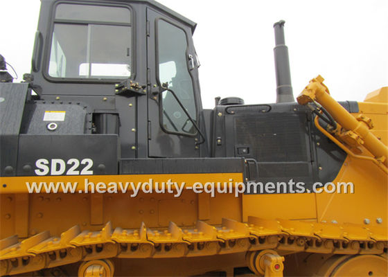 China Shantui bulldozer SD22C coal bulldozer with 162/1800kW/rpm Rated power three shank ripper supplier