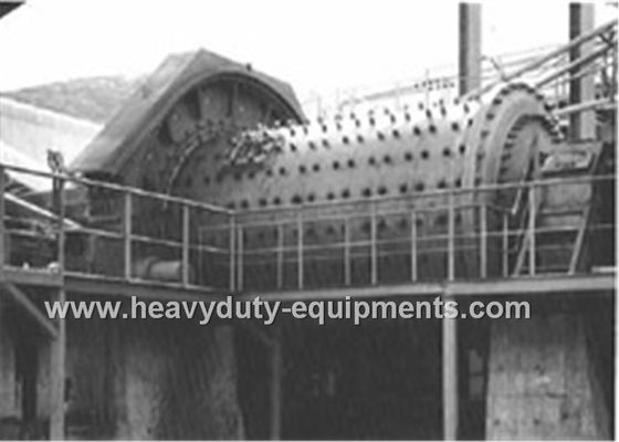China 210Kw Mining Industry Equipment Overflow Ball Mill 22Tonne With Gas Clutch supplier