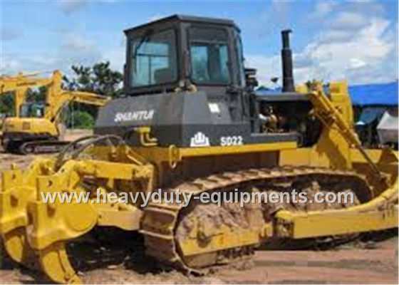 China 24tons Shantui SD22W rock bulldozer with 162kw cummins engine , angle blade or straight tilt blade supplier