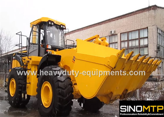 China XGMA XG982H wheel loader with 3.5-4.4m³ bucket , 8000kg loading capacity, ZF gearbox supplier