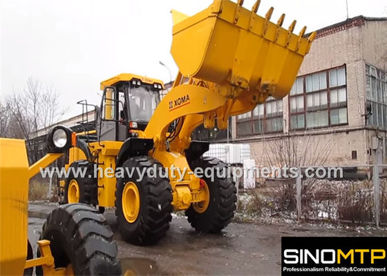 China 8ton wheel loader XGMA XG982H with Cummins engine , 4.4m3 bucket , 228kN breakout force supplier