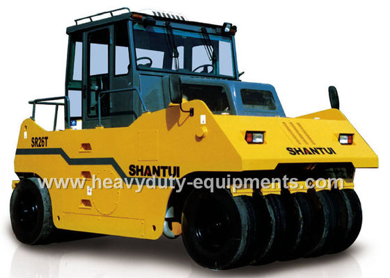 China Shantui SR26T heavy duty wheel road roller with 145000 kg operating weight and Shangchai engine supplier