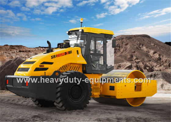 China Shantui Full hydraulic single drum road roller SR26 equipped with the CUMMINS engine 6CTAA8,3/C215 supplier