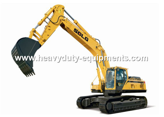 China Lingong Excavator LG6400E with Bucket Capacity 2 m3 and Swing speed 10 r / min supplier