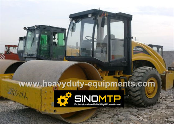 China XG6184M single drum road roller with streamline engine hood can be fully opened making repair and maintenance convenient supplier