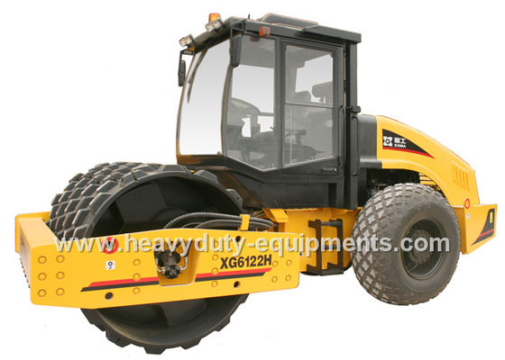 China Road roller XG6122H with drum weight of 7 T equipped safe and reliable 3 stage braking system supplier