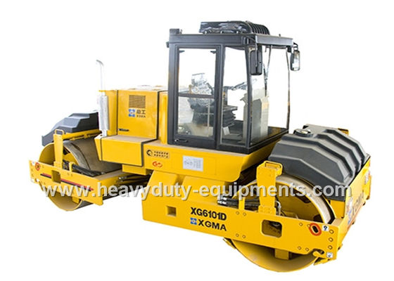 China XGMA double-drum vibratory roller XG6101D use hydro statically operating and Cummins Engine supplier