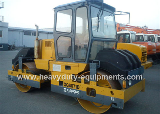 China XGMA road roller XG6071D with 7 tons operating weight for compacting the road supplier