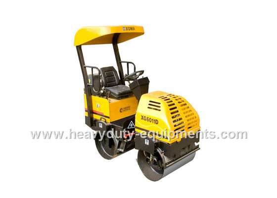 China Tandem Vibratory Road Roller XG6011D 1,28 T with high visibility cab for comfort and safety supplier