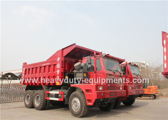 China Offroad Mining Dump Trucks / Howo 70 tons Mine Dump Truck with Mining Tyres supplier