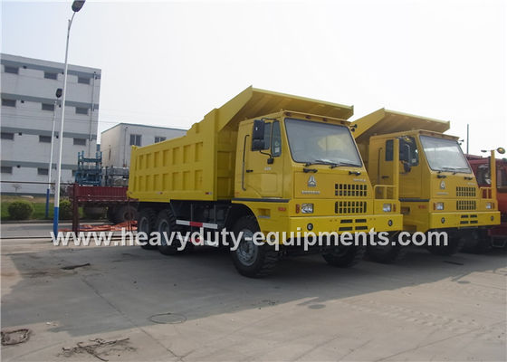 China Sinotruk HOWO 70Tons mining dump truck / mining tipper truck for base Rock supplier