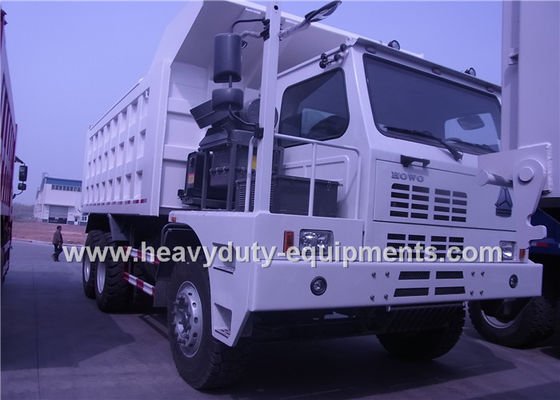 China Mining dump / tipper truck brand Howo 50 tons / 70tons driving model 6x4 supplier