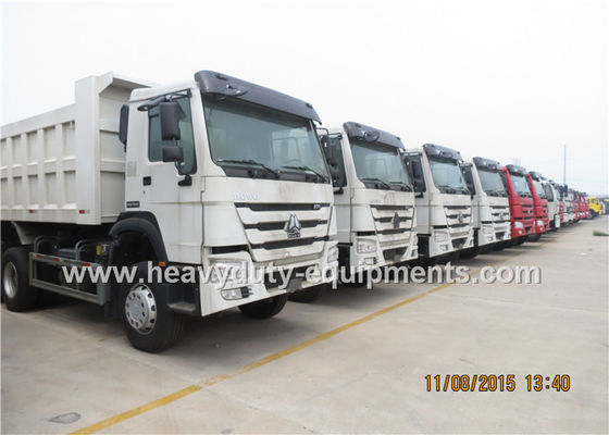 China HOWO chinese strong mine dump truck 336hp 6x4 / 8x4 with Q345 Steel cargo body supplier