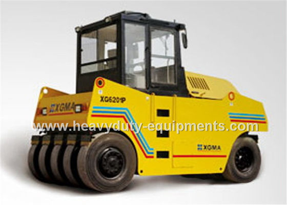 China XGMA pneumatic road roller XG6261P with Cummins engine 105kw rated power supplier