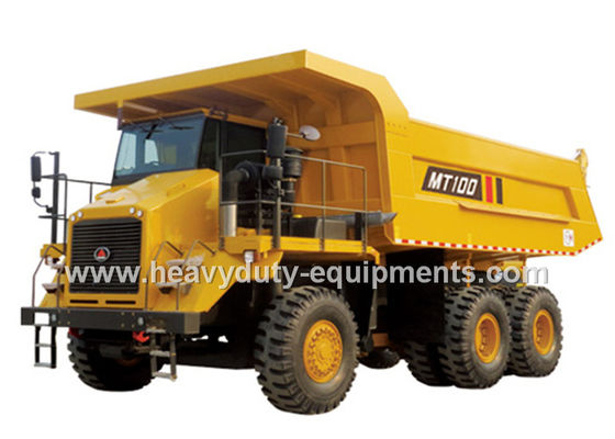 China 95 tons Off road Mining Dump Truck Tipper  405kW engine power drive 6x4 with 50m3 body cargo Volume supplier