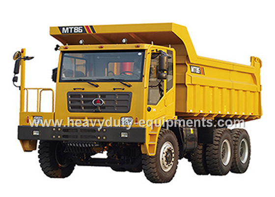 China Rated load 55 tons Off road Mining Dump Truck Tipper  drive 6x4 with 35 m3 body cargo Volume supplier