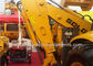 8 Tons Road Work Machinery SDLG Backhoe Loader B877 With Telescopic Boom supplier