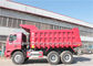 6x4 mining dump truck with HW7D cab and reinforce frame ISO / CCC Approved supplier