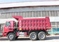 Sinotruk HOWO mining dump truck / tipper special truck 371hp  with front lifting cylinder supplier