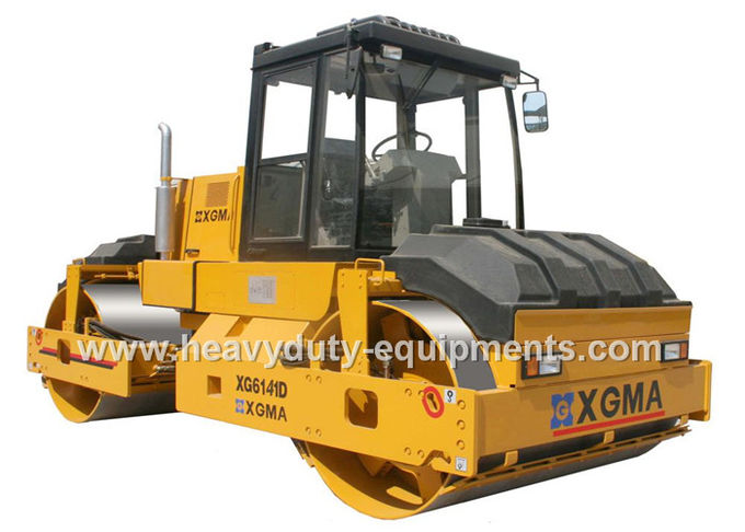 XGMA road roller XG6141D type with 1400kg operating weight for compacting