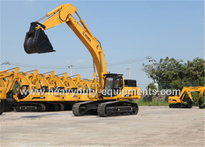 High Strength Structure Hydraulic Crawler Excavator Long Arm 25.5T Operating Weight