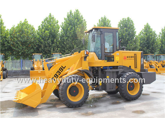 China Yellow 2 Ton Wheel Loader Equipment Luxury Cab With Yuchai Turbo Engine YC4D80-T20 58kw supplier