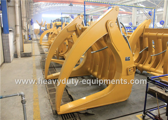 China log grapple with dual clamp above of 1637mm max. open size supplier