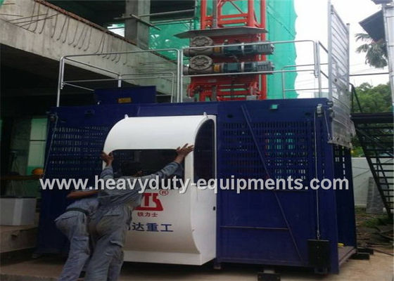 China Construction elevators rated lifting speed 36m/min used at the site of large chimney construction supplier