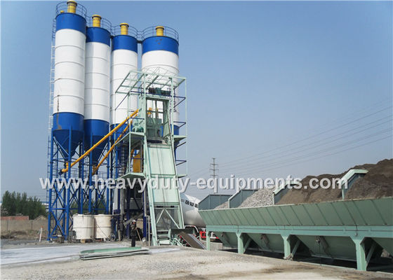 China Hongda HZS75 of Concrete Mixing Plants having the 105 kw power supplier