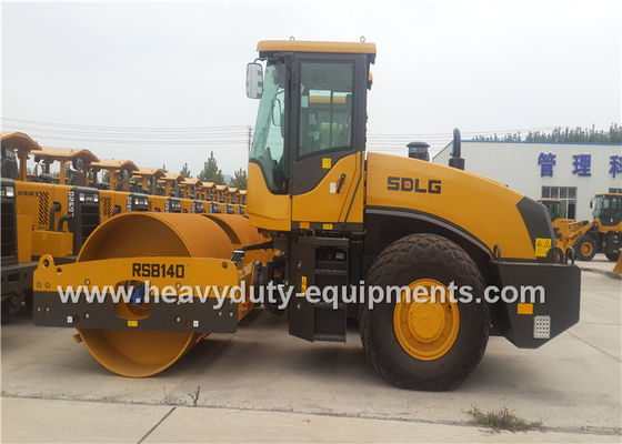 China SDLG RS8140 14 Ton Single Drum Road Roller 30Hz Frequency With Weichai Engine supplier